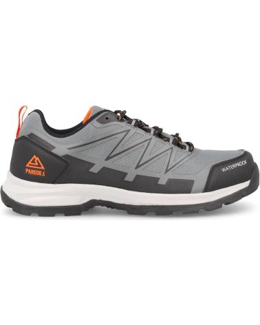 Esportes  de Homem PAREDES ZAPATILLAS TREKKING HOMBRE DURADERAS VELEFIQUE GRIS MOCHILA GRIS GRIS