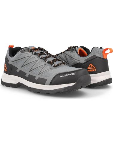Esportes  de Homem PAREDES ZAPATILLAS TREKKING HOMBRE DURADERAS VELEFIQUE GRIS MOCHILA GRIS GRIS
