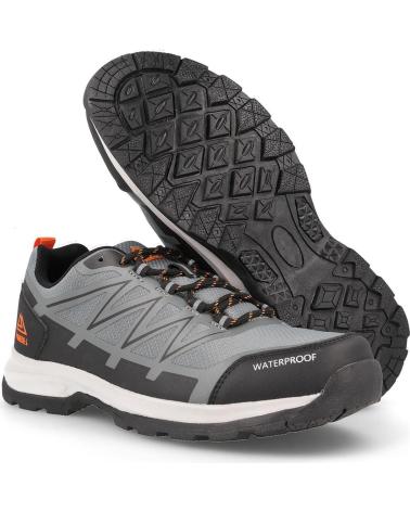 Esportes  de Homem PAREDES ZAPATILLAS TREKKING HOMBRE DURADERAS VELEFIQUE GRIS MOCHILA GRIS GRIS