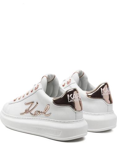 Sportivo per Donna KARL LAGERFELD ZAPATILLAS KAPRI SIGNIA LACE LTHR BLANCO