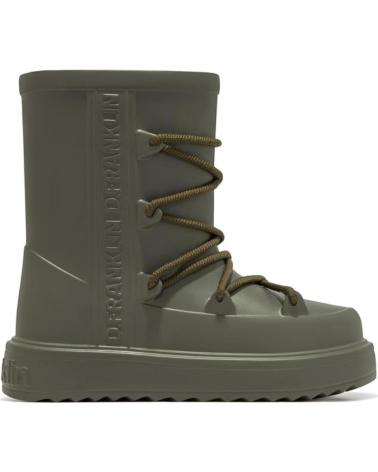 Botines de Mujer D FRANKLIN BOTINES PLANOS D FRANKLIN DFSH381001 MUJER KAKI VERDE