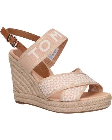 Sandali per Donna TOMMY HILFIGER FW0FW06355 WEBBING HIGH WEDGE ABR SANDRIFT