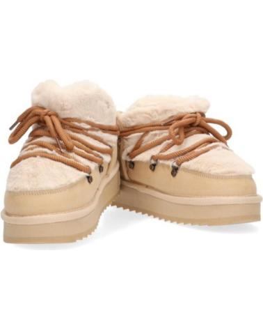 Bottines pour Femme D FRANKLIN BOTIN NORDICO CON PELO BEIGE