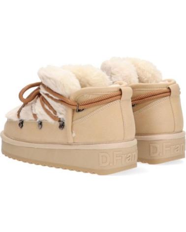 Bottines pour Femme D FRANKLIN BOTIN NORDICO CON PELO BEIGE