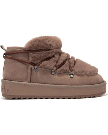 Botins de Mulher D FRANKLIN BOTIN NORDICO CON PELO BROWN