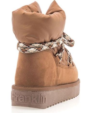Bottines pour Femme D FRANKLIN BOTINES PLANOS D FRANKLIN DFSH375003 MUJER CUERO MARRóN