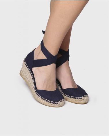 Sandalen für Damen TONI PONS ALPARGATAS MUJER MODELO 122862 COLOR AZUL MARI