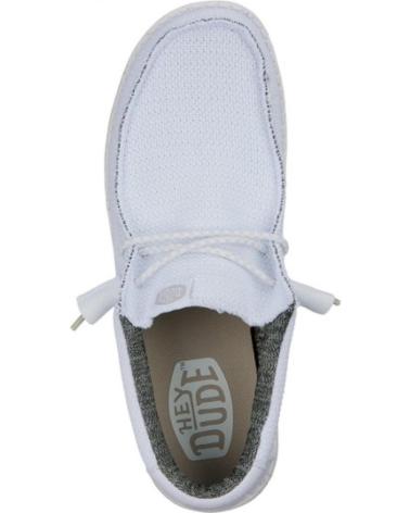 Sapatos de Homem HEY DUDE WALLY SPORT MESH BLANCO