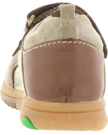Sandales pour Garçon KICKERS 414741-10 PLAZABI 92 MARRON FONCE