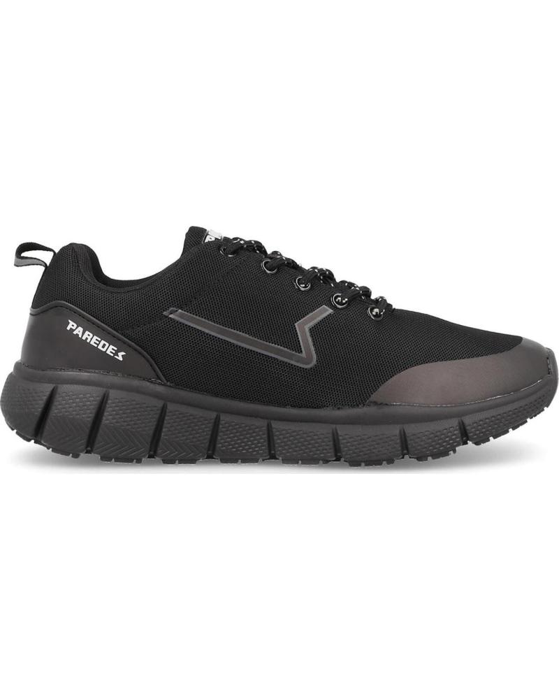 Sneaker für Damen und Herren PAREDES CALZADO DE TRABAJO TRANSPIRABLE IDAHO NEGRO NEGRO