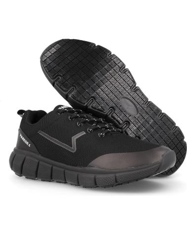 Sneaker für Damen und Herren PAREDES CALZADO DE TRABAJO TRANSPIRABLE IDAHO NEGRO NEGRO