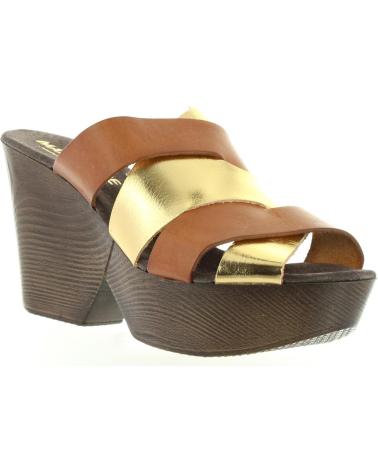 Sandali per Donna MARIA MARE 65892 MADERA-LAMINA ORO