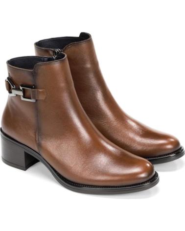 Stiefel für Damen DORKING BOTINES DE TACON D9347 MUJER CUERO MARRóN