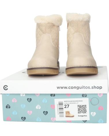 Stiefel für Mädchen CONGUITOS COSH113038 BEIGE