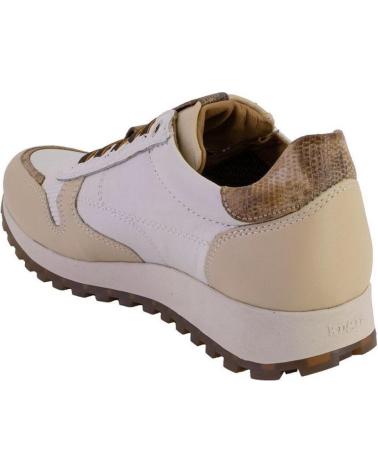 Esportes  de Mulher KANGAROOS 681 ZAPATILLAS CASUAL DE MUJER PIEL BEIGE