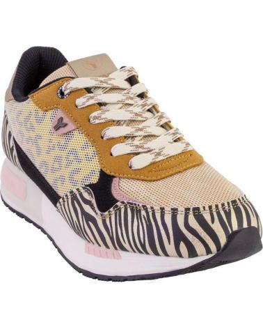 Esportes  de Mulher YUMAS BONNIE ZAPATILLAS CASUAL DE MUJER ORO