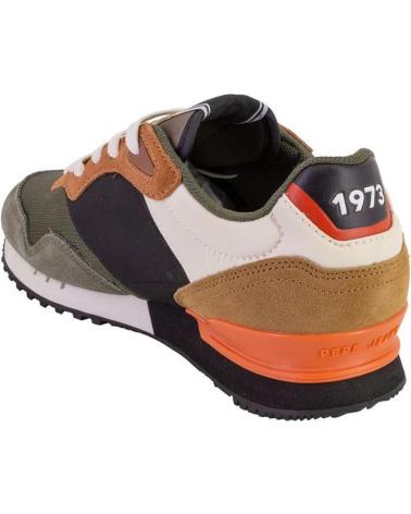Deportivas de Hombre PEPE JEANS PMS40021 ZAPATILLAS CASUAL DE HOMBRE ANTE S VERDE