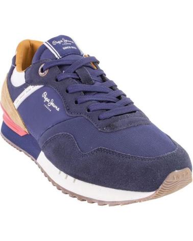 Deportivas de Hombre PEPE JEANS PMS40018 ZAPATILLAS CASUAL DE HOMBRE AZUL MARINO
