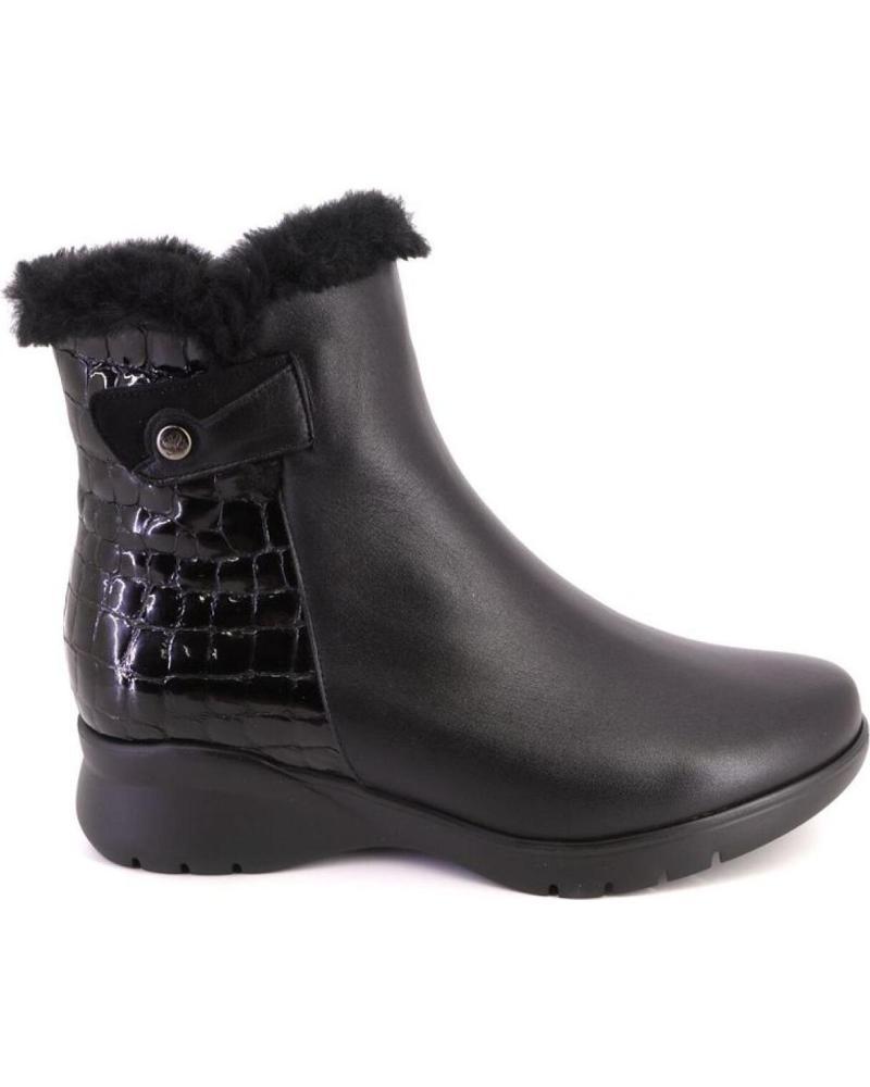Stivaletti per Donna PIESANTO 245874 BOTINES DE MUJER PIEL NEGRO