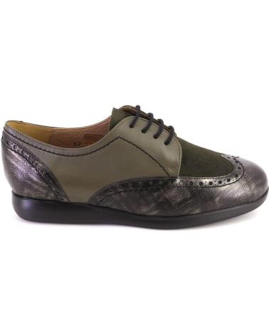 Sapatos de Mulher PIESANTO 235540 ZAPATOS CON CORDONES DE MUJER PIEL KAKI