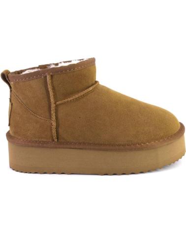 Botines de Mujer KELARA K41209 BOTINES DE MUJER ANTE SERRAJE CUERO