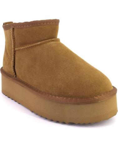 Botines de Mujer KELARA K41209 BOTINES DE MUJER ANTE SERRAJE CUERO