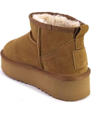 Botines de Mujer KELARA K41209 BOTINES DE MUJER ANTE SERRAJE CUERO