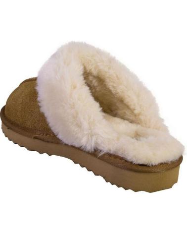 Pantofole per Donna KELARA K41218 ZAPATILLAS DE CASA DE MUJER ANTE SERRAJE CUERO