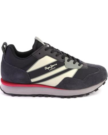 Deportivas de Hombre PEPE JEANS PMS60025 ZAPATILLAS CASUAL DE HOMBRE NEGRO
