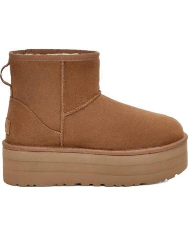 Stivaletti-De-Mujer-UGG-BOTINES-CLASSIC-MINI-PLATFORM-CUERO