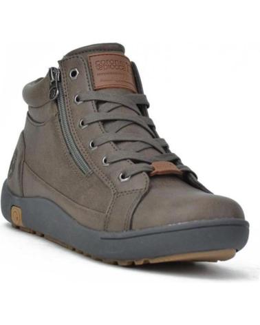 Botins de Mulher CORONEL TAPIOCCA BOTINES PLANOS T960 MUJER MARRON MARRóN