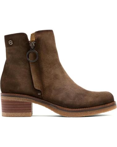 Boots für Damen PORRONET BOTAS DE TACON 4635 MUJER CUERO MARRóN