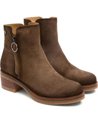 Boots für Damen PORRONET BOTAS DE TACON 4635 MUJER CUERO MARRóN