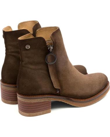 Boots für Damen PORRONET BOTAS DE TACON 4635 MUJER CUERO MARRóN