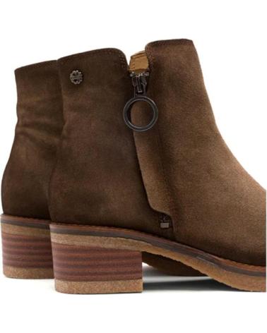 Boots für Damen PORRONET BOTAS DE TACON 4635 MUJER CUERO MARRóN
