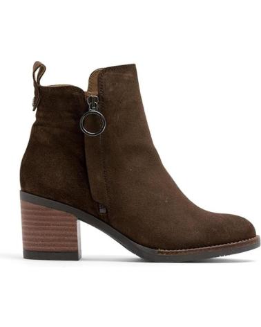 Boots für Damen PORRONET BOTAS DE TACON 4641 MUJER MOKA MARRóN
