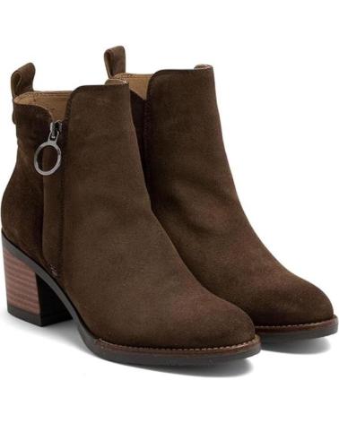 Boots für Damen PORRONET BOTAS DE TACON 4641 MUJER MOKA MARRóN