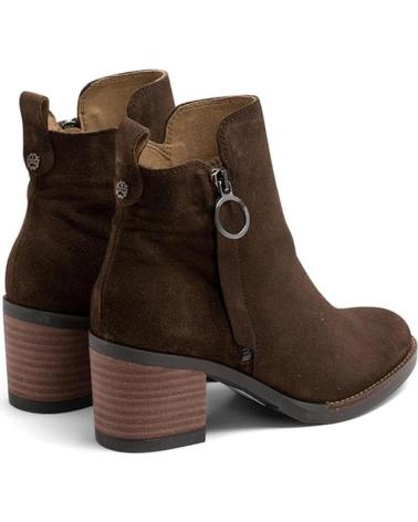 Boots für Damen PORRONET BOTAS DE TACON 4641 MUJER MOKA MARRóN