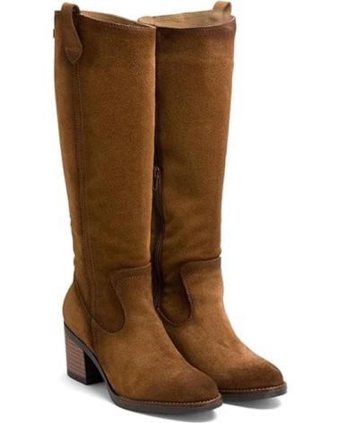 Boots für Damen PORRONET BOTAS DE TACON 4647 MUJER CUERO MARRóN