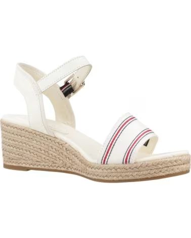 SANDALIAS DE PLATAFORMA TOMMY HILFIGER SHIRTING WEDGE FW0FW078870K9 0K9