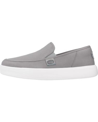 Man Trainers HEY DUDE ZAPATILLAS HOMBRE MODELO SUNAPEE M CANVAS COLOR GRIS ATMFWHT