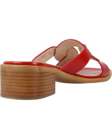 Sandales pour Femme WONDERS SANDALIAS MUJER MODELO MENORCA COLOR ROJO