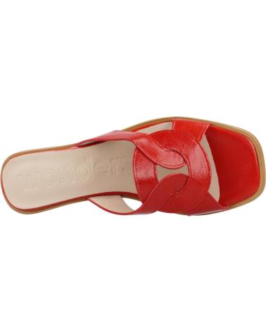 Sandales pour Femme WONDERS SANDALIAS MUJER MODELO MENORCA COLOR ROJO