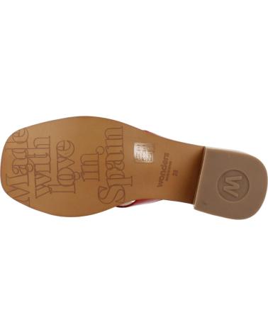 Sandales pour Femme WONDERS SANDALIAS MUJER MODELO MENORCA COLOR ROJO