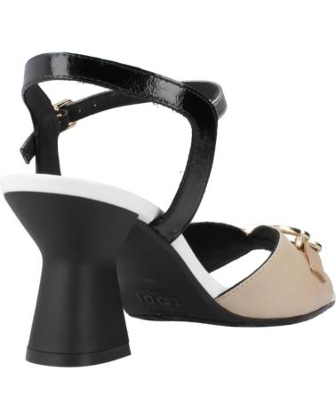 Woman Sandals LODI SANDALIAS MUJER MODELO LOR4491 COLOR BEIS WHTNGRO