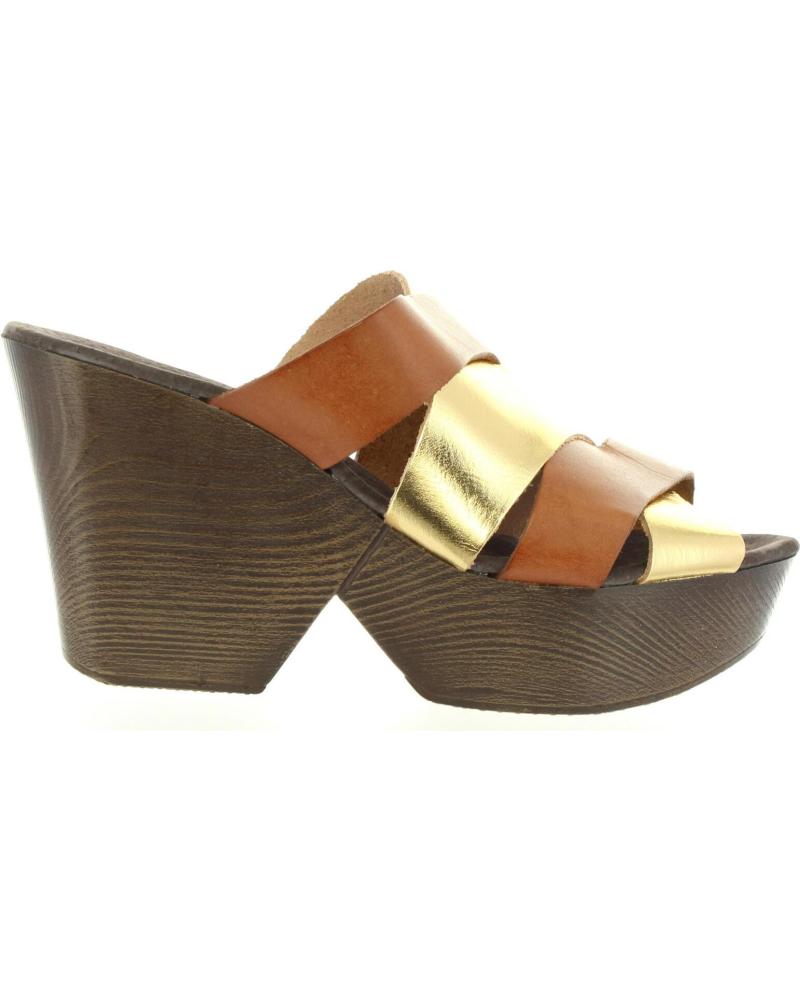 Sandali per Donna MARIA MARE 65892 MADERA-LAMINA ORO
