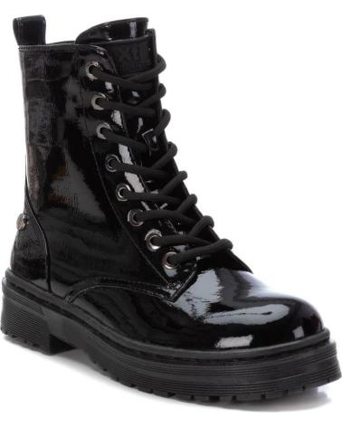 STIVALI MILITARI XTI 150980 VERNICE NERA NEGRO