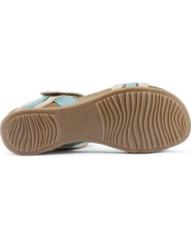 Sandales pour Femme INTERBIOS SANDALIAS SUMMER 2019 BEIGE