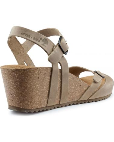 Sandales pour Femme INTERBIOS W SANDALIA MUJER ANATOMICA COMODA BEIGE