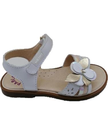 Sandalen für Mädchen PABLOSKY SANDALIA NAPAMAX NACAR 496908 BLANCO